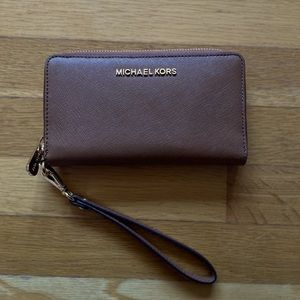 Michael Kors Wallet - Leather Continental Wristlet